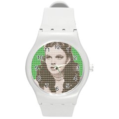 Over The Rainbow - Green Round Plastic Sport Watch (m) by cocksoupart