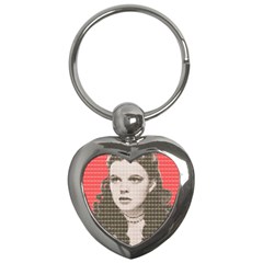 Over The Rainbow - Red Key Chains (heart)  by cocksoupart