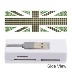 Green Flag Memory Card Reader (stick)  by cocksoupart