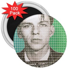 Sinatra Mug Shot 3  Magnets (100 Pack) by cocksoupart