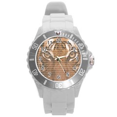 Tiger Tiger Round Plastic Sport Watch (l) by cocksoupart