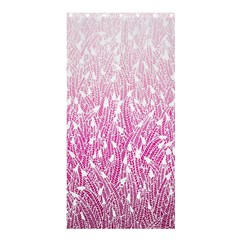 Pink Ombre Feather Pattern, White, Shower Curtain 36  X 72  (stall) by Zandiepants