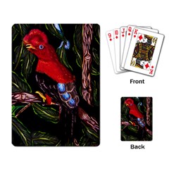 Peruvian Rupicola Playing Cards Single Design by dawnsiegler