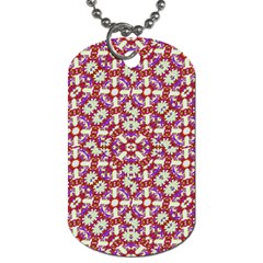 Boho Check Dog Tag (one Side) by dflcprints