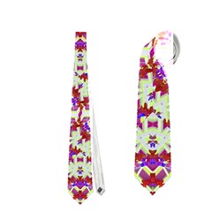 Boho Check Neckties (one Side)  by dflcprints