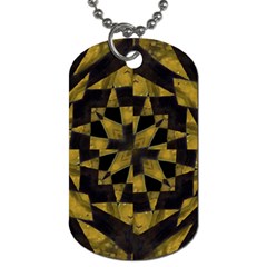 Bold Geometric Dog Tag (one Side) by dflcprints