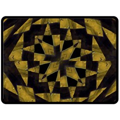 Bold Geometric Double Sided Fleece Blanket (large)  by dflcprints