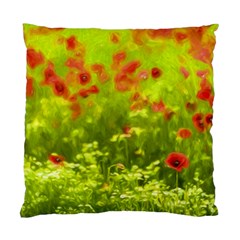 Poppy I Standard Cushion Case (one Side) by colorfulartwork