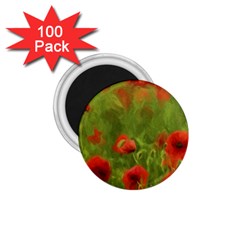 Poppy Ii - Wonderful Summer Feelings 1 75  Magnets (100 Pack)  by colorfulartwork