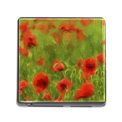 Poppy Ii - Wonderful Summer Feelings Memory Card Reader (square) by colorfulartwork