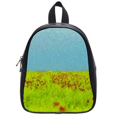 Poppy Iv School Bags (small)  by colorfulartwork