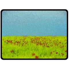 Poppy Iv Double Sided Fleece Blanket (large) 