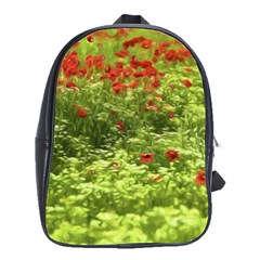 Poppy V School Bags(large)  by colorfulartwork