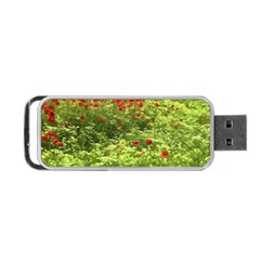 Poppy V Portable Usb Flash (one Side) by colorfulartwork