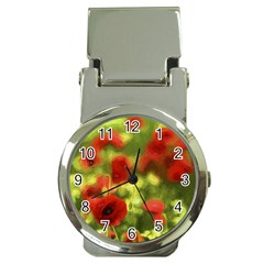 Poppy Vi Money Clip Watches by colorfulartwork