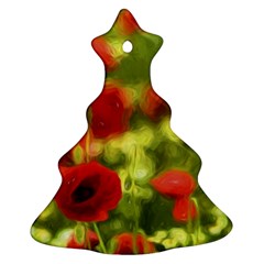 Poppy Vi Christmas Tree Ornament (2 Sides) by colorfulartwork