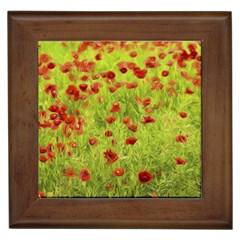 Poppy Viii Framed Tiles