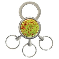 Poppy Viii 3-ring Key Chains by colorfulartwork