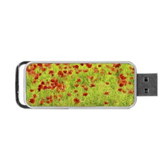 Poppy Viii Portable Usb Flash (two Sides) by colorfulartwork