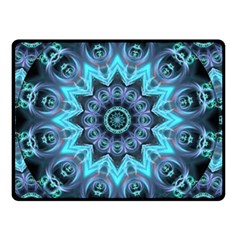 Star Connection, Abstract Cosmic Constellation Double Sided Fleece Blanket (small) 