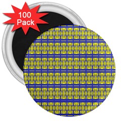 No Vaccine 3  Magnets (100 Pack)