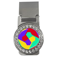 Colorful Misc Shapes                                                  			money Clip (cz) by LalyLauraFLM