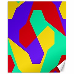 Colorful Misc Shapes                                                  			canvas 16  X 20  by LalyLauraFLM