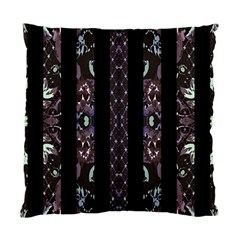 Oriental Floral Stripes Standard Cushion Case (two Sides) by dflcprints