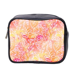 Sunny Floral Watercolor Mini Toiletries Bag 2-side by KirstenStar