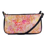 Sunny floral watercolor Shoulder Clutch Bags Front