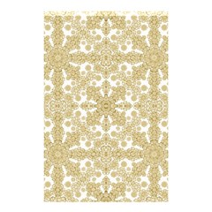 Golden Floral Boho Chic Shower Curtain 48  X 72  (small)  by dflcprints