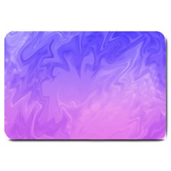 Ombre Purple Pink Large Doormat  by BrightVibesDesign