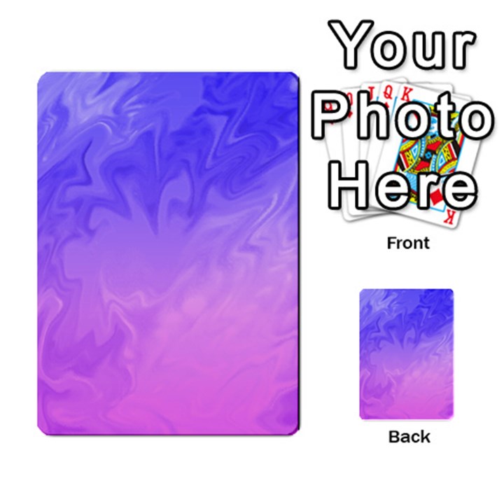 Ombre Purple Pink Multi-purpose Cards (Rectangle) 