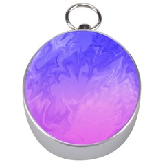 Ombre Purple Pink Silver Compasses by BrightVibesDesign