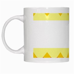 Rhombus And Stripes                                                             White Mug by LalyLauraFLM
