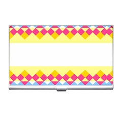 Rhombus And Stripes                                                             			business Card Holder