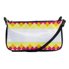 Rhombus And Stripes                                                             			shoulder Clutch Bag by LalyLauraFLM