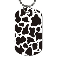 Cow Pattern Dog Tag (two Sides)