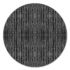 Dark Grunge Texture Magnet 5  (round) by dflcprints