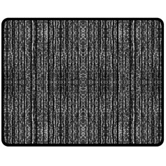 Dark Grunge Texture Double Sided Fleece Blanket (medium)  by dflcprints