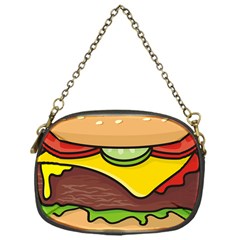 Cheeseburger Chain Purses (one Side) 