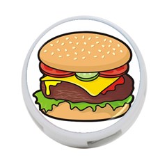 Cheeseburger 4-port Usb Hub (one Side)