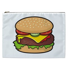 Cheeseburger Cosmetic Bag (xxl)  by sifis