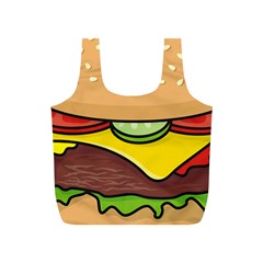 Cheeseburger Full Print Recycle Bags (s)  by sifis