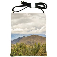 Ecuadorian Landscape At Chimborazo Province Shoulder Sling Bags by dflcprints