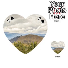 Ecuadorian Landscape At Chimborazo Province Playing Cards 54 (heart) 