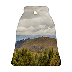 Ecuadorian Landscape At Chimborazo Province Bell Ornament (2 Sides) by dflcprints