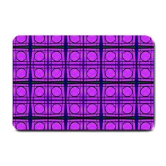 Bright Pink Mod Circles Small Doormat  by BrightVibesDesign