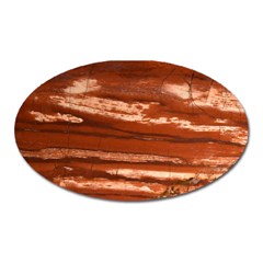 Red Earth Natural Oval Magnet by UniqueCre8ion