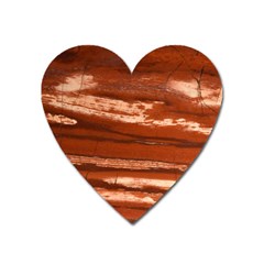 Red Earth Natural Heart Magnet by UniqueCre8ion